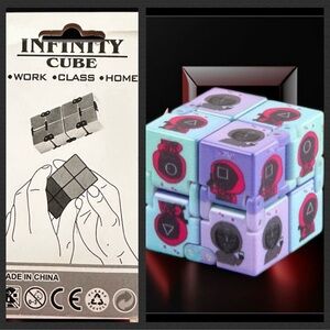 Squid Game Infinity Cube Fidget Toy Christmas Gift Stocking Stuffer NEW in Box